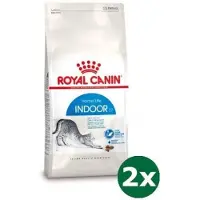 Royal Canin indoor kattenvoer 2x 4 kg