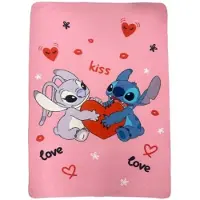 Konix Stitch & Angel - fleece deken 100x140cm (plaid)
