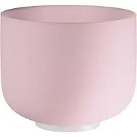Sonic Energy ROSE QUARTZ CRYSTAL SINGING BOWL 10" NOTE F HEART CHAKRA - CSBR10F