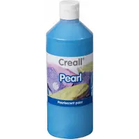 Creall parelmoerverf blauw 500 ml - creatieve knutselverf voor kinderen.