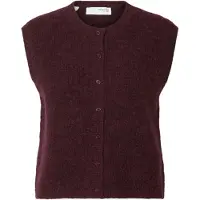 Selected Gebreide bodywarmer 'SLFLULU' braam