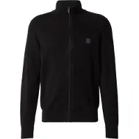 BOSS Gebreid vest 'Kano' marine / donkergrijs