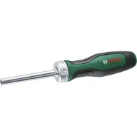 Bosch 1600A02Z99 Universeel Bitschroevendraaier met ratel Ratelschroevendraaier 80 mm