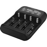 Ansmann Lithium 4 Batterijlader LiFePO, Li-ion, NiCd, NiMH 10340, 10350, 10440, 10500, 10350, 10440, 10500, 12500, 12650, 13500, 13650, 14500, 14650, 16340,