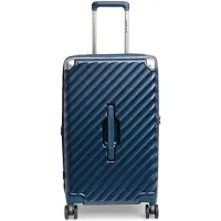 Carryon Trunk Middenmaat Koffer 67cm – Harde Trolley 83 ltr met expander – TSA-slot – Blauw