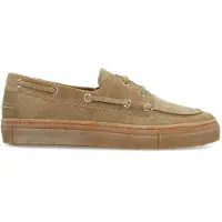 Manfield Taupe suède bootschoenen | Maat 36