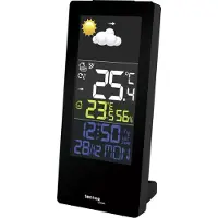 Technoline weerstation WS 6446 - 85x185x65mm - zwart - met 1 buitensensor 30m - TL-WS6446