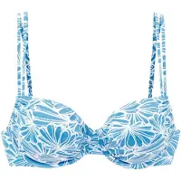 Venice beach Bikinitop hemelsblauw / wit