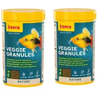 Sera - Veggie granules 250 ml - plantaardig plankton voer - 2 verpakkingen