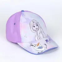 Disney Frozen Elsa & Olaf Kinderpet – Lila Cap 52-54cm – Leeftijd 3-9 jaar – Meisjes Zomer Hoedje