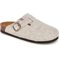 Scholl Klomp Women Fae New Felt Beige-Schoenmaat 40