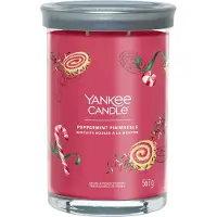 Yankee candle - Peppermint Pinwheels Large Tumbler Geurkaars - 100 branduren - twee lonten