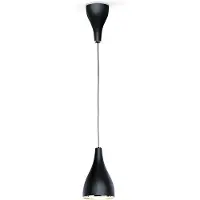 SERIEN LIGHTING Hanglampe , One Eighty Suspension Adjustab, dimbare, Zwart, Woonkamer, Metaal, Designer