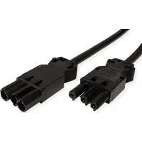 Bachmann installatiestekker stroomkabel - Wieland GST18 - GST18 / zwart - 1,5 meter