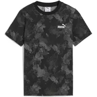 Puma Shirt 'Essentials' antraciet / donkergrijs / zwart / wit