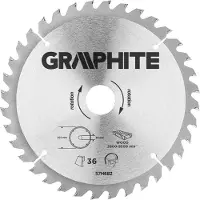 Graphite Widia zaagblad, 205 x 30 mm, 36 tanden