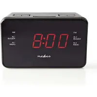 Nedis CLAR002BK Digitale Wekkerradio