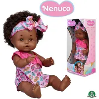 Nenuco - Pop - Getinte Babypop met kroezelhaar
