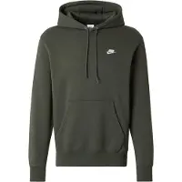 Nike Sweatshirt 'CLUB' donkergroen / wit