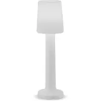 New Garden Carmen vloerlamp hoogte 165 cm daglicht, wit / opaal, Kunststof, Modern