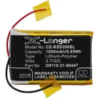 123accu Roberts D8110-21-00447 accu (1850 mAh, huismerk)