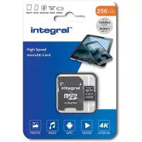 Integral Micro SD geheugenkaart V30 256GB - 9500415