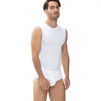 Mey Noblesse Regular Fit Onderhemd wit, Effen