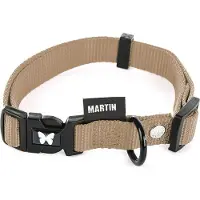 Martin Halsband verstelbaar nylon beige