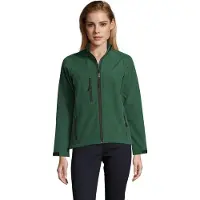 Sol 46800 - Women's Softshell Zipped Jacket Roxy Bottle Green - S - polyester