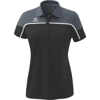 Erima Change By Polo-shirt Zwart Grijs/leigrijs/wit