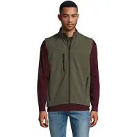 SOL's 46601 - Men's Sleeveless Softshell Jacket Rallye Army - 2XL - polyester