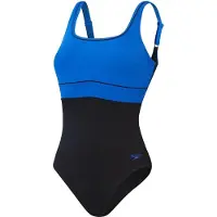 Speedo Womens Shaping ContourEclipse 1 Piece Black/True Cobalt