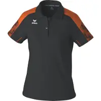 Erima Evo Star Poloshirt Zwart/oranje