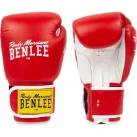 Benlee Tough Leather Boxing Gloves Rood 16 oz