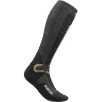 Bauerfeind - Ski Alpine Compression Socks - Skisokken 46-49 - L: 41-46 cm, zwart/grijs