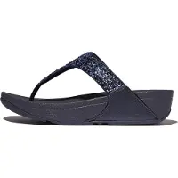 FitFlop Women Lulu Crystal-Mix Toe-Post Sandals Midnight Navy-Schoenmaat 40