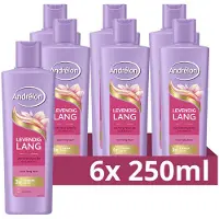Andrélon Levendig Lang shampoo - 6 x 250 ml | Shampoo van
