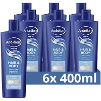 Andrélon - Men Shampoo en Showergel - Hair & Body - 6 x 400 ml