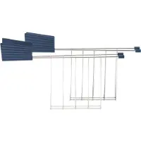 Alessi Tostiklemmen voor Broodrooster Plissé Blue (Set van 2)