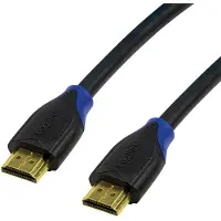 Logilink High Speed with Ethernet - Câble HDMI avec Ethernet - HDMI mâle pour HDMI mâle - 3 m - noir - support 4K