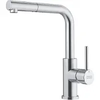 Franke Smart Glenda - Keukenkraan FC 6986.501, met uittrekbare uitloop, roestvrij staal 115.0706.986