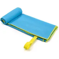Meteor Handdoeken L 80x130 cm blauw - Handdoekenen - groot, kleur