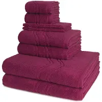 Ross Dames en Heren 2 X Washand 2 X gasten- 2 X douche- 2 X handdoek in een set Cashmere feeling