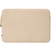 Selencia Corduroy Laptophoes 15-16 inch - Laptopsleeve - Beige