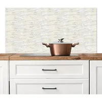 KitchenYeah Spatscherm keuken 120x60 cm - Kookplaat achterwand Vloeiend - Olie - Verf - Texturen - Golvend - Muurbeschermer - Spatwand fornuis - Hoogwaardig aluminium