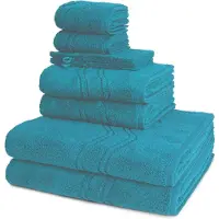 Ross Dames en Heren 2 X Washand 2 X gasten- 2 X douche- 2 X handdoek in een set Cashmere feeling
