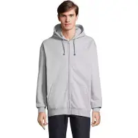 Sol Unisex Full-Zip Hoodie Carter L03812 - Grey Melange - 3XL