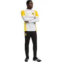 Puma Borussia Dortmund Trainingspak 1/4-Zip 2025-2026 Zilver Geel