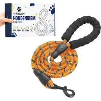 All 4 Pets Supply Hondenriem - 3 Meter - Reflecterend - Honden Riem - Leiband Hond - Looplijn - Hondentuig - Dog Leash - Oranje