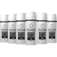 Axe Deo Spray BLack Dry - Voordeelverpakking 6 x 150 ml